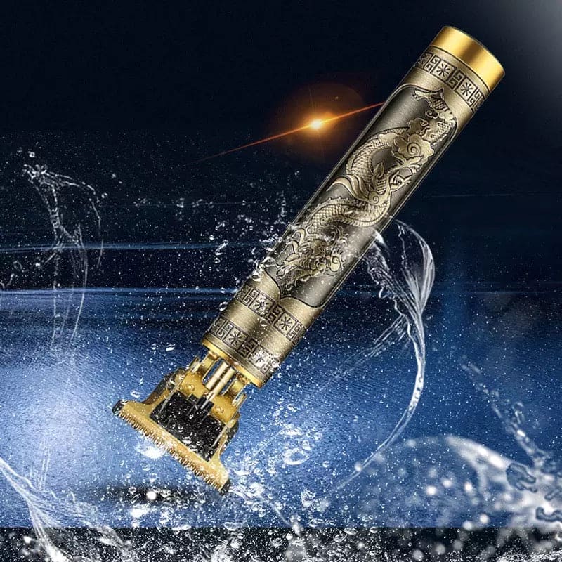 Vintage T9 Golden Dragon Trimmer, Electric Clipper Razor, Hair Cutting Machine Trimmer For Men, T9 USB Electric Professional Beard Haircut Style Vintage T9 Golden Dragon Trimmer, Electric Clipper Razor, Hair Cutting Machine Trimmer For Men, T9 USB Electric Professional Beard Haircut Style